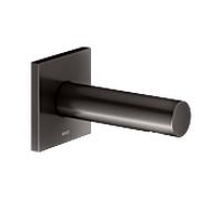 Bec de baignoire KEUCO IXMO 59545350002 saillie 130 mm, titane noir brossé, rosace carrée