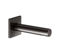 Bec de baignoire KEUCO IXMO 59545350102 saillie 180 mm, titane noir brossé, rosace carrée