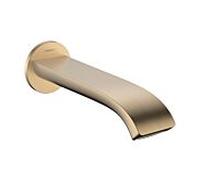 Bec de baignoire mural Hansgrohe Vivenis 75410140, saillie 202 mm, bronze brossé