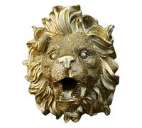 Bec De Fontaine Lion - Décoration Murale En Cascade | Ornement De Jardin En Résine, Affichage De Sculpture De Caractéristique D'eau Décorative, Accent D'aménagement Paysager Intérieur Et Extérieur Ave