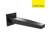 Bec de remplissage de baignoire Chromé Noir Brossé Fractal - CRISTINA ONDYNA FT48475