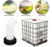 Bec de Vidange avec Ecrou IBC 1000L Buse de Réservoir d'eau Raccord de Vanne Extension Buse de Tuyau Adaptateur IBC pour Raccord