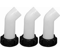 Bec De Vidange Avec Ecrou IBC 1000L, Buse De Tuyau Adaptateur IBC Réservoir D'eau, Buse De Réservoir D'eau Raccord De Vanne Extension, Bec De Robinet Pour Raccord Robinet Cuve IBC 2 Pouces (Lot de 3)