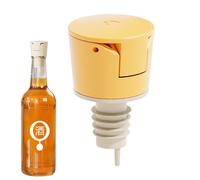 Bec verseur automatique anti-fuite pour bouteilles d'huile en silicone ABS de 4,2 cm | Buse de contrôle réutilisable pour huile d'olive, vinaigre, vin, sauce pour cuisine