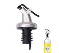 Bec verseur en acier inoxydable - Bec verseur pour bouteille d'huile | accessoire de cuisine multifonction | Distributeur pour vinaigre, sauce soja, alcool, vin, bouchon étanche réutilisable, faci
