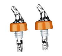 Bec verseur fixe de 30 ml avec systèmes métalliques pour un versement uniforme, contrôle des portions, 2 becs verseurs à bille en acier pour la maison
