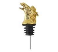 Bec verseur pour liqueur - Métal argenté/doré - Décanteur cheval - Bouchon de bouteille | pour whisky, champagne cocktail, mariage