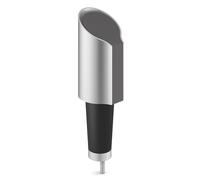 Bec verseur vin PREMIRO 10 cm, argent, acier inoxidable, Zack