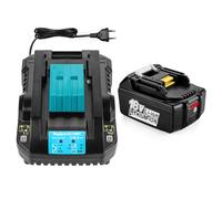 BECDXPal 18V 5,0Ah Batterie pour Makita 18V Batterie avec Chargeur DC18RC | Batteries de remplacement pour Makita BL1850B BL1850 BL1840 BL1840B BL1830B BL1830 BL1820 BL1850B DC18RD DC18SD DC18SF