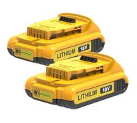 BECDXPal 2pcs 18V 3500mAh Batterie pour Dewalt 18V Batterie | Compatible pour DCB181 DCB182 DCB184 DCB200 DCB205
