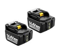 BECDXPal 2X 14,4V 5,0Ah Batterie pour Makita 14,4V Batterie | Compatible avec batterie Makita 14,4 V BL1430 BL1415 BL1440 BL1450 avec indicateur LED