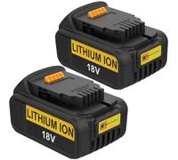 BECDXPal Lot de 2 Batterie de Rechange 18 V 5,0 Ah pour Dewalt Batterie 18V | Compatible avec Dewalt Batterie DCB184 DCB180 DCB181 DCB182 DCB200 DCB201 DCB204
