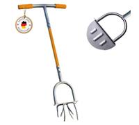 Bêche 2-en-1 avec embouts griffes et lame, environ 94 cm