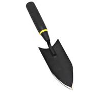 Bêche à Main de Jardin Noir en Acier au Manganèse Épais | Pelle Étroite à Bord Fin, Résistante à Rouille, Travail du Sol Plantation