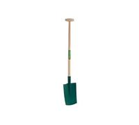 LEBORGNE Bêche à rebord 28cm avec manche béquille en bois certifié PEFC 100%
