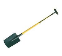 Leborgne Bêche à rebord Manche Novagrip 90 cm – Tête acier trempé, douille robuste