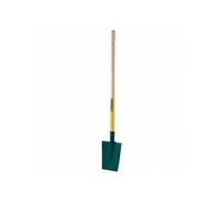 Leborgne, Bêche Dame à Rebord, Bords Arrondis, Léger, Manche de 100 cm en bois certifié 100% PEFC, Tête Acier de 1,7 mm, Bêche légère, compacte et maniable