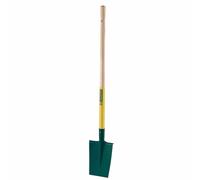 Leborgne, Bêche Dame à Rebord, Bords Arrondis, Léger, Manche de 100 cm en bois certifié 100% PEFC, Tête Acier de 1,7 mm, Bêche légère, compacte et maniable