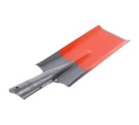 Bêche de Jardin en Fer, Outil Agricole pour Jardinage Extérieur | Surface Lisse sans Bavure, Économie D'effort, Efficacité Accrue, Couleur Orange, pour Charbon