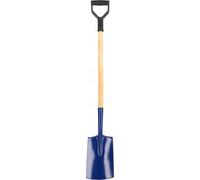 Bêche de jardin - Pelle - Lame métallique - Manche en bois - Longueur 122 cm
