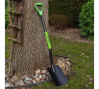 Bêche en Acier au Carbone Garden Master® - Bêche de Jardin Robuste et antirouille avec poignée en D Ergonomique pour Creuser, Retourner la Terre et aménager Le Jardin.