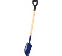 Bêche/pelle de jardin - Avec manche - Poignée ergonomique - Tranchant affûté - Largeur de lame 18,5 cm
