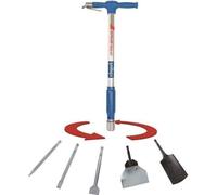Bêche Pneumatique Universelle SCHEPPACH AERO 2 SPADE, Fer Forgé, Pression 6,3 bars, 5-en-1