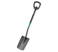 Gardena Bêche télescopique ErgoLine 17020-20 – Acier inoxydable, poignée en D, manche ergonomique