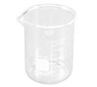 Bécher en Verre Gradué 100ml, Large Ouverture Cuisine | Mesureur Transparent à Échelle Lisible, Nettoyage Facile, Usage Maison et Pâtisserie