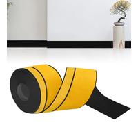 bechoanigel Plinthe Souple Autoadhésive, 60mm x 20mm x 24m Plinthe Adhesive PVC Imperméable, Résistant à L'huile, à L'épreuve de la Moisissure pour la Cuisine et la Salle de Bain (Noir)
