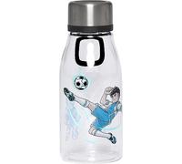 BECKMANN, Magic League Gourde 400 ml pour enfants avec bouchon à vis simple Noir