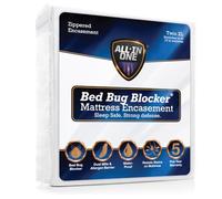 Bed Bug Blocker FRE146 Housse de Matelas, lit 1 Place XL, Blanc