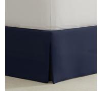 Bed Maker’s Never Lift Your Mattress Cache-sommier Enveloppant, Style Classique, Entretien Facile, Infroissable, Chute Traditionnelle de 35,6 cm, pour lit King Size californien, Bleu Marine