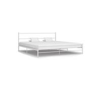 Bedframe metaal wit 180x200 cm284697