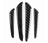 Bediffer Garniture de Protection de Pare-Chocs de Porte, Auto Porte Bosse Protecteur Autocollant 4pcs Bandes de Protection de Pare-Chocs de Protection de Bord de Porte en Fibre de Carbone