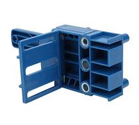 Bediffer Jeu de Guides de Perçage 41 Pièces, Outil Précis pour le Travail du Bois pour les Projets de Menuiserie de Bricolage avec Forets de 6mm 8mm 10mm (Bleue)
