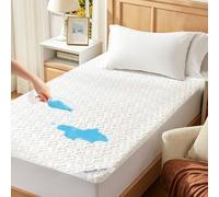 BEDLORE Protège Matelas 90x190 cm Imperméable Certifié Oeko TEX | 40% de Viscose de Bambou Alèse en Microfibre Respirante et Silencieuse, Bonnet 30 cm, Lavable en Machine, Élastique à 360°