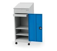Bedrunk Hirth Bedrunk Hirth Armoire à portes battantes 105 avec socle roulant et dessus incliné 105 I×P×H 500×500×1315 mm Quantité:1