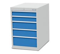 Bedrunk Hirth Bedrunk Hirth Armoire à tiroirs T736 R 18-24 avec 5 tiroirs 2x100 2x150 1x200 mm Quantité:1