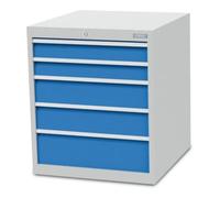 Bedrunk Hirth Bedrunk Hirth Armoire à tiroirs T736 R 24-24 avec 5 tiroirs 2x 100 2x150 1x200 mm Quantité:1