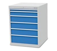 Bedrunk Hirth Bedrunk Hirth Armoire à tiroirs T736 R 24-24 avec 6 tiroirs 1x50 1x100 3x150 1x200 mm Quantité:1