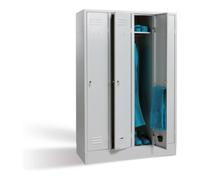 Bedrunk Hirth Bedrunk Hirth Armoire vestiaire 2 compartiments avec serrure à cylindre Quantité:1