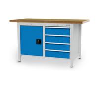 Bedrunk Hirth Bedrunk Hirth Établi série 1500/500 avec 4 tiroirs L×P×H 1500x750x959 mm Quantité:1