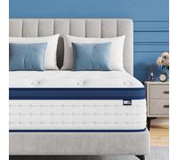BedStory Matelas Hybride de 90 x 190 x 26 cm, Matelas Hybride à 7 Zones avec Mousse Respirante et Ressorts ensachés Individuellement Ferme - Soutien Lombaire supplémentaire (90 x 190 x 26 cm)