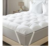 BedStory Surmatelas 140x190 cm, Épaisseur de 5 cm,Moelleux, Anti-acarien, Respirant, 2 Places