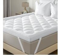 BedStory Surmatelas 140x190 cm, Surmatelas en Fibre Épaisseur de 5 cm,Moelleux, Anti-acarien, Respirant, 2 Places