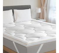 BedStory Surmatelas 160 x 200 en Microfibre, Protege Matelas de Haute Qualité - Oeko-TEX Standard 100 Certifié avec Sangles de Fixation, pour Un Sommeil Doux et Molleux