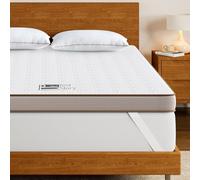 BedStory Surmatelas 180 x 200 à Mémoire de Forme de 7,5CM Surmatelas Réversible Mousse avec Gel Plus Respirant, avec Design Antidérapant et Certification de Sécurité, Déhoussable et Lavable