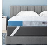 BedStory Surmatelas en mousse gel H3 et H4 - 120 x 200 cm - Hauteur : 10 cm - En mousse froide - Pour lit, lit à sommier tapissier, canapé-lit, caravane, certifié Oeko-Tex®