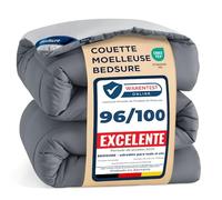 Bedsure Couette 135x200 4 Saisons - 300g/m² Bicolore Gris/Gris Clai